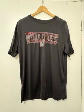 Rivalry Threads Black Georgia Bulldogs Short-Sleeve Tee with Red Logo